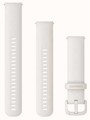 Garmin Cinturino a sgancio rapido (20 mm) in silicone avorio / hardware avorio - solo cinturino 010-12924-80