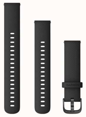 Garmin Solo cinturino a sgancio rapido (18 mm), nero con hardware ardesia 010-12932-01