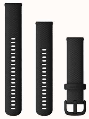 Garmin Cinturino a sgancio rapido (20 mm) silicone nero / hardware nero - solo cinturino 010-13021-03