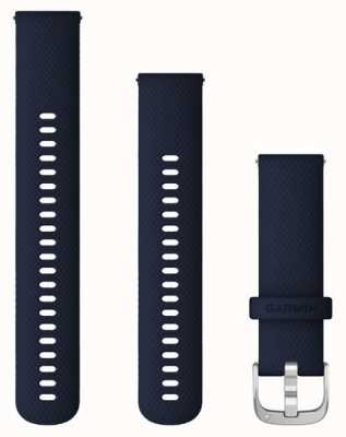 Garmin Solo cinturino a sgancio rapido (22 mm), blu scuro con hardware argento 010-12932-2A