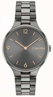 Calvin Klein quadrante grigio | pvd | orologio da braccialetto collegato 25200130