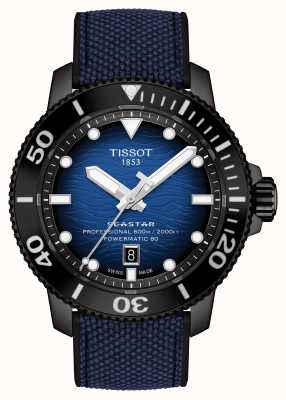 Tissot Seastar 2000 | powermatic 80 | silicone blu T1206073704100