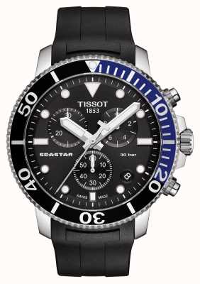 Tissot Seastar 1000 | cronografo | silicone nero T1204171705102