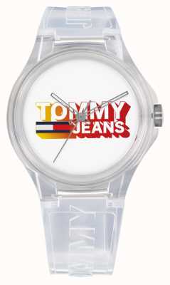 Tommy Jeans Cassa e cinturino semitrasparente Berlin bianco 1720027