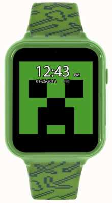 Minecraft Orologio interattivo con cinturino in silicone verde MIN4045ARG