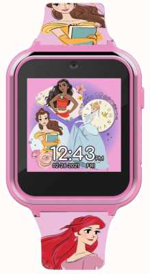 Disney Orologio interattivo in silicone rosa Princess (solo inglese). PN4395
