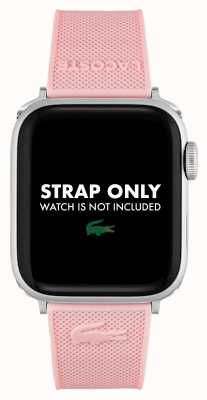 Lacoste Cinturino per Apple Watch (38/40mm) in silicone rosa 2050007