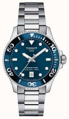 Tissot Seastar 1000 | quadrante blu 36 mm | bracciale in acciaio inossidabile T1202101104100