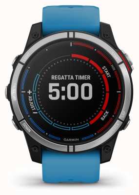 Garmin Quatix 7 marine gps smartwatch cinturino in silicone blu 010-02540-61