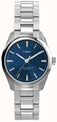 Timex Bracciale in acciaio inossidabile con quadrante blu Highview TW2V26300
