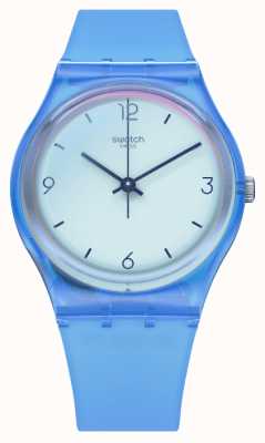 Swatch Orologio da uomo cigno blu oceano GS165