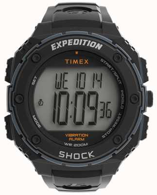 Timex Orologio digitale robusto da uomo | cinturino nero TW4B24000