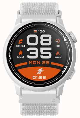 Coros Orologio sportivo GPS Pace 2 premium con cinturino in nylon - bianco - co-781374 WPACE2-WHT-N