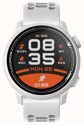 Coros Orologio sportivo GPS Pace 2 premium con cinturino in silicone - bianco - co-781350 WPACE2-WHT