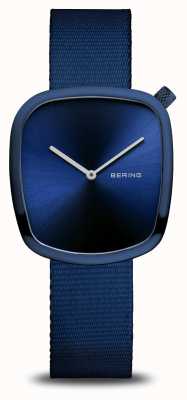 Bering Ciottolo | blu lucido | custodia blu | cinturino blu riciclato 18034-397