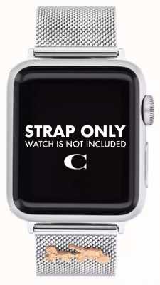 Coach Cinturino per Apple Watch (38/40/41mm) maglia d'acciaio 14700037