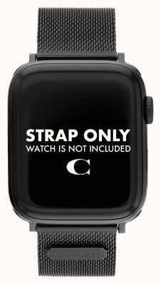 Coach Cinturino Apple Watch (42/44mm) maglia nera 14700062