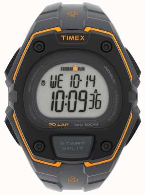 Timex Orologio da uomo ironman digital display nero e arancione TW5M48500