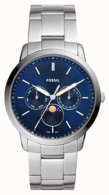 Fossil Neutralità maschile | quadrante cronografo blu | bracciale in acciaio inossidabile FS5907