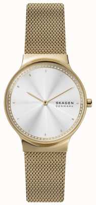 Skagen Cofanetto con orologio e bracciale Freja color oro SKW1148