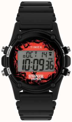 Timex Orologio Atlantis x Stranger Things digitale con cinturino in resina da 40 mm TW2V51000