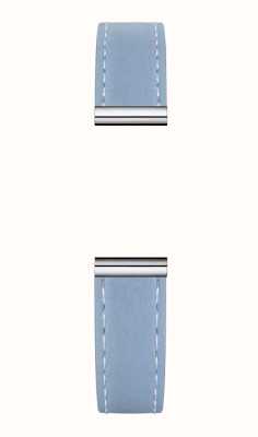 Herbelin Cinturino per orologio intercambiabile Antarès - pelle azzurra / acciaio inox - solo cinturino BRAC17048A106