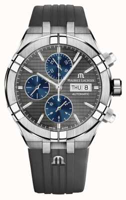 Maurice Lacroix Aikon cronografo automatico titanio day/date (44mm) quadrante grigio / caucciù grigio AI6038-TT030-330-2