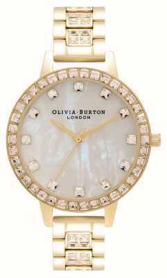 Olivia Burton Orologio Treasure demi quadrante con bracciale in oro OB16MOP33