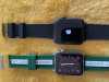 Customer picture of Lacoste Cinturino Apple Watch (42/44/45mm) in silicone verde e bianco 2050005