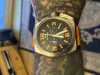 Customer picture of TW Steel Cronografo mensa (46 mm) quadrante nero/cinturino in pelle di coccodrillo arancione TW1012
