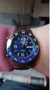 Customer picture of Ball Watch Company Roadmaster marine gmt lunetta in ceramica quadrante blu DG3030B-S1CJ-BE